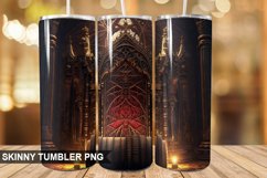 3D Gothic Book Tumbler Design Product Image 1