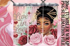RADIANT ESCAPES 20oz TUMBLER WRAP, Love Girl Product Image 1