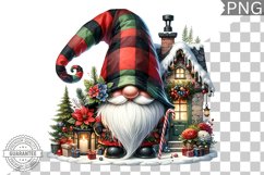 Christmas Gnome Sublimation - Clipart PNG Design Product Image 1