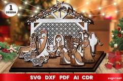 Christmas Decor Laser Cut Megabundle | Glowforge | SVG Product Image 7