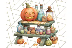 Midnight Monster Camp Out Clipart PNG, Halloween Png Product Image 2
