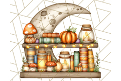 Halloween Fairy House Clipart PNG, Spooky Cottage Art Product Image 2