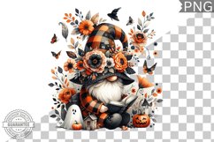Halloween Gnome Sublimation - Clipart PNG Design Product Image 1
