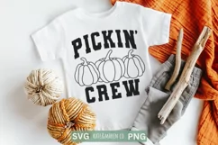 Halloween SVG | Pumpkin Pickin Crew SVG | Cousin Halloween Product Image 1