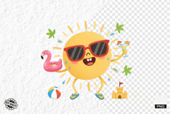 Cute Summer Sun Clipart Product Image 1