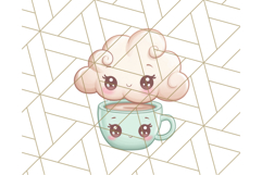 Kawaii Weather Clipart PNG, Cute Pastel Weather Icons Product Image 2