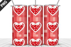 Lovely Hearts Tumbler Design | Valentine&#039;s Day Tumbler Wrap Product Image 2