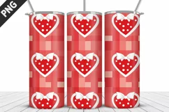 Lovely Hearts Tumbler Design | Valentine's Day Tumbler Wrap Product Image 2