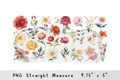 Flower Can Glass Wrap 16 Oz Libbey Can Sublimation Product Image 2