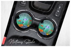 3 Sea Fishes Designs. Coaster Sublimation Template. Product Image 7