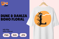 Dune &amp; Dahlia Boho Floral Monogram Product Image 1
