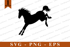Horse SVG, Horse vector, Horse Silhouette, Cut files Product Image 1