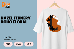 Hazel Fernery Boho Floral Monogram Product Image 1