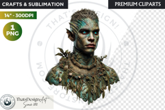Deep Sea Fantasy Clipart PNG, Mermaid, ocean mythology Product Image 1