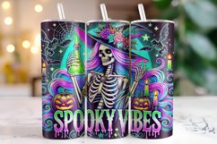 Halloween Spooky Vibes Tumbler Wrap | Sublimation | Tumblers Product Image 1
