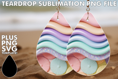 Enchanted Teardrop Earrings Ideas PNG, Pattern Product Image 1