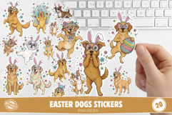 Easter Dogs Stickers Product Image 1