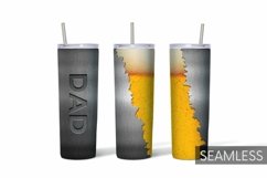 Fathers Day Tumbler Sublimation | 20 oz | Skinny Product Image 11