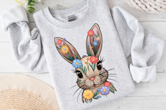 Cute Easter Bunny Clipart, Happy Easter Sublimation PNG Product Image 2