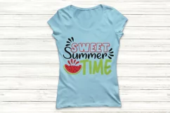 Sweet Summertime Svg, Summertime Svg, Summer Watermelon Svg. Product Image 2