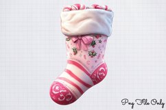 Retro Pink Christmas Sublimation Clipart PNG Product Image 1