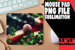 Playful Desk Mat Sublimation PNG, USA Flag Product Image 1