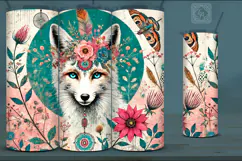 4 Wild Tumbler Sublimation, 20 oz Tumbler Wrap Product Image 2