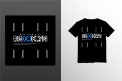 Brooklyn writing design, suitable for screen printing Product Image 1