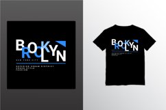 Brooklyn writing design, suitable for screen printing Product Image 1