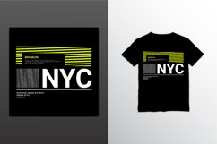 New york city writing design, suitable for screen printing Product Image 1