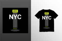 New york city writing design, suitable for screen printing Product Image 1