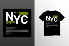 New york city writing design, suitable for screen printing Product Image 1
