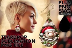 Funny Sheep 3D Hole in Wall Sublimation Design Product Image 1