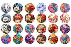 Round Wind Spinner Sublimation Bundle | Wind Spinner PNG Product Image 24