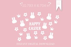 Easter Venti Cold Cup svg, Easter Tumbler svg, Template 24oz Product Image 2