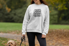 Women Park Sweatshirt Mockup PSD JPG Product Image 1