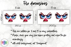 Funny Face Mug Wrap, Sarcastic Coffee Mug Wrap, Grumpy Face Product Image 2
