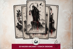 The Bleeding Raven Tarot Cards Dark Gothic Major Arcana Pack Product Image 3