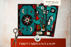 Crooked Teal Tarot Cards Dark Gothic Major Arcana Pack Product Image 10