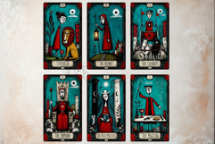 Crooked Teal Tarot Cards Dark Gothic Major Arcana Pack Product Image 4