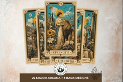 The Golden Mirage Major Arcana Tarot Cards for Divination Product Image 3