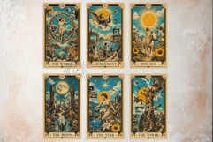 The Golden Mirage Major Arcana Tarot Cards for Divination Product Image 4