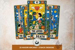 Sunny Doodle Tarot Cards Gothic Major Arcana Pack Product Image 3