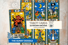 Sunny Doodle Tarot Cards Gothic Major Arcana Pack Product Image 1