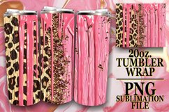 Glittery Wildflower &amp; Safari Splendor Tumbler Covers - 20oz Product Image 1
