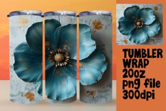 3D Spring Bloom: Floral Tumbler Art Product Image 1