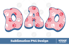 American Dad 4th of July USA Cat Dog Paw DTF Sublimation Product Image 1
