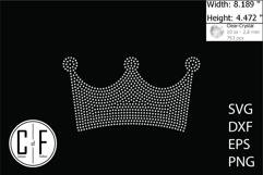 Crown Rhinestone Template Product Image 1