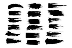 Ink swoosh isolated on white Product Image 1