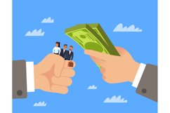 Purchase of labor. Transfer of personnel, hand hold people a Product Image 1